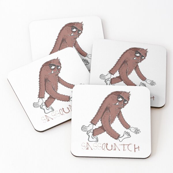 Item preview, Sassquatch - Badass With An Attitude To Match - White designed and sold by crazycollective.