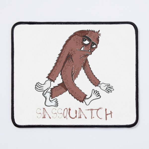 Item preview, Sassquatch - Badass With An Attitude To Match - White designed and sold by crazycollective.