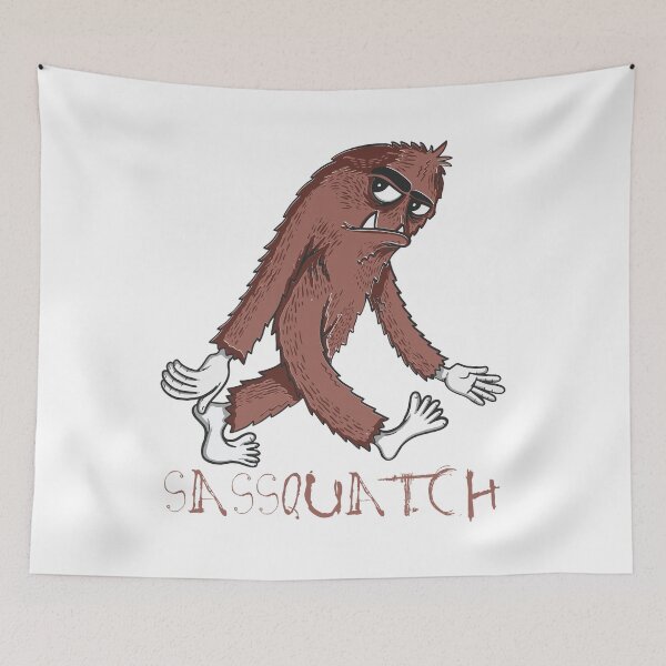 Item preview, Sassquatch - Badass With An Attitude To Match - White designed and sold by crazycollective.