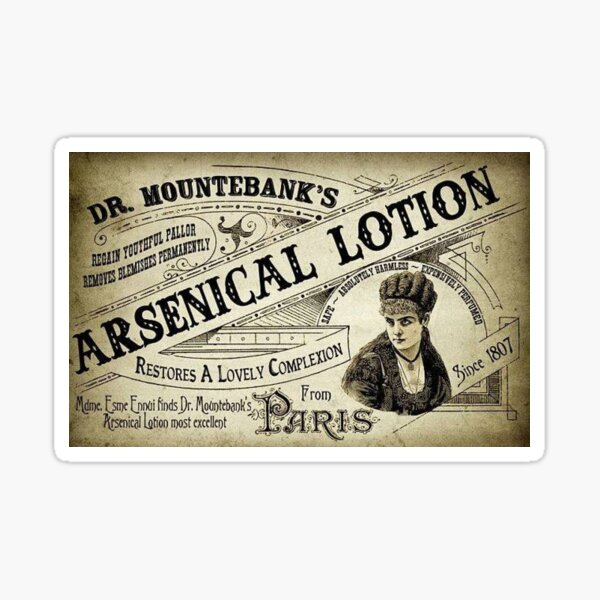 Vintage Pharmacy Apothecary Victorian Label Sticker