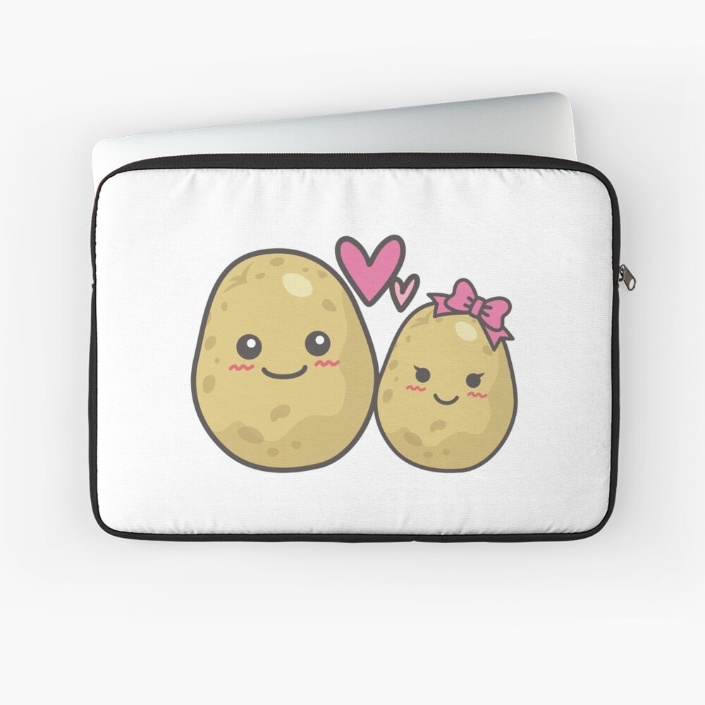 Best Spuds Cute Kawaii Potato Couple Sticker For Sale By Agoldenemerald Redbubble