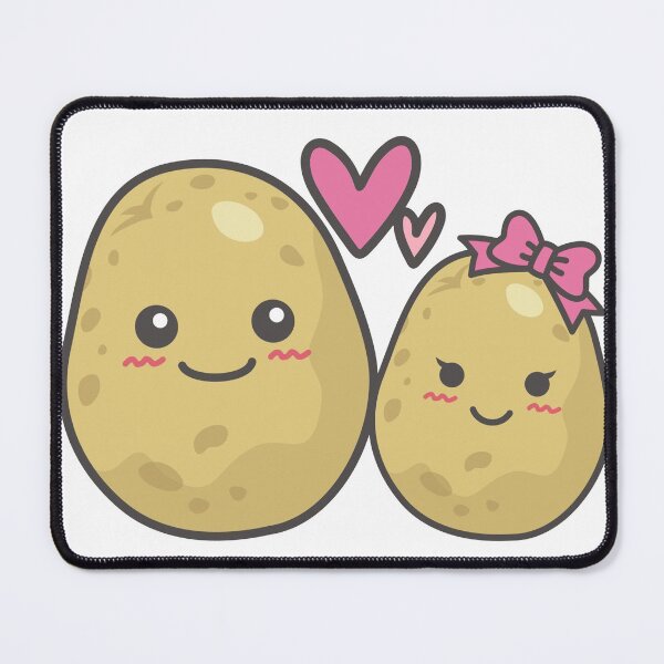 Item preview, Best Spuds - Cute Kawaii Potato Couple designed and sold by AGoldenEmerald.