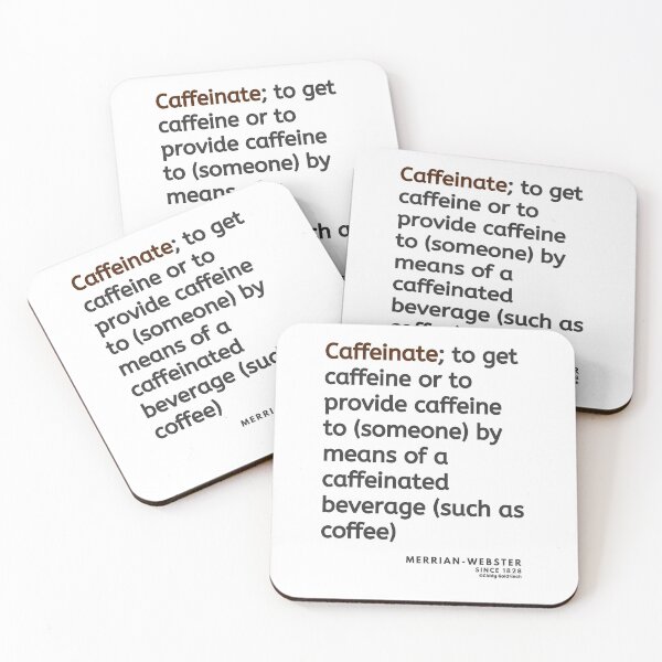 Item preview, The definition of Caffiene Shirt designed and sold by giddygoldfinch.