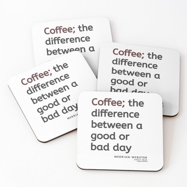 Item preview, Definition of Coffee Shirt designed and sold by giddygoldfinch.