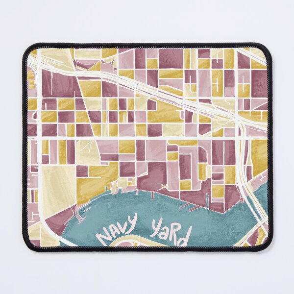 Item preview, Navy Yard Washington DC Map Art designed and sold by KristenAlicia.