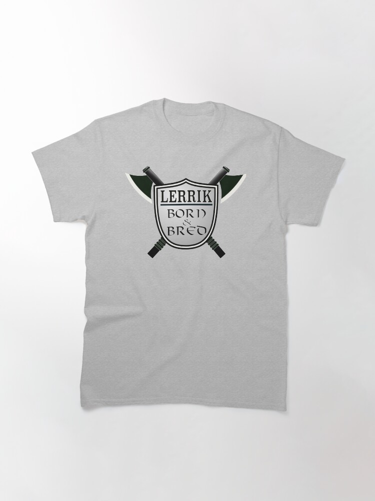 Alternate view of Lerrik - Born & Bred Classic T-Shirt