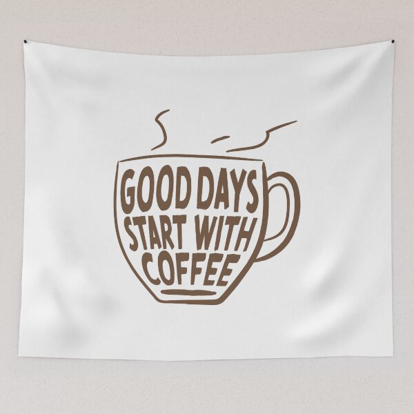 Item preview, Good Days Start With Coffee designed and sold by SuperCutsTshirt.