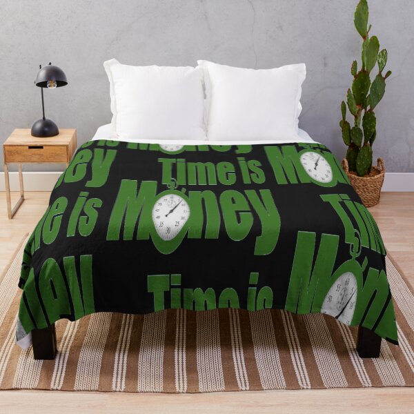 Item preview, Time is Money Green designed and sold by MckinleyArt.
