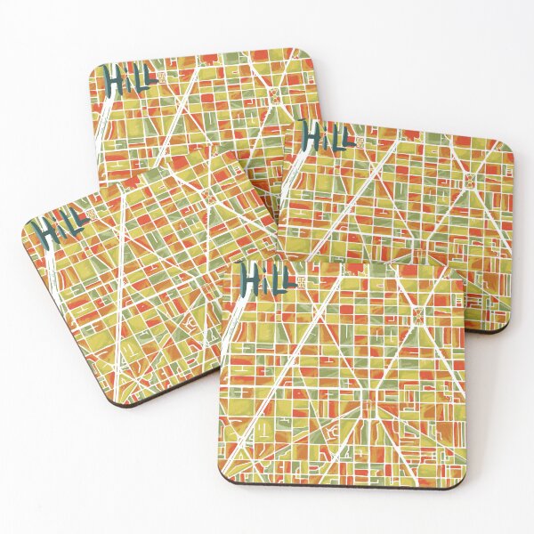 Item preview, Capitol Hill Washington DC Map Art designed and sold by KristenAlicia.