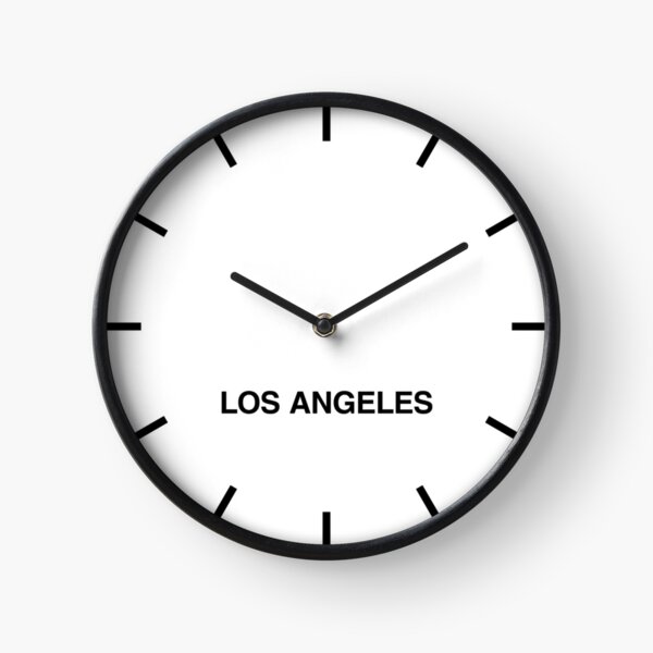 Los Angeles Time Zone Newsroom Wall Clock Clock