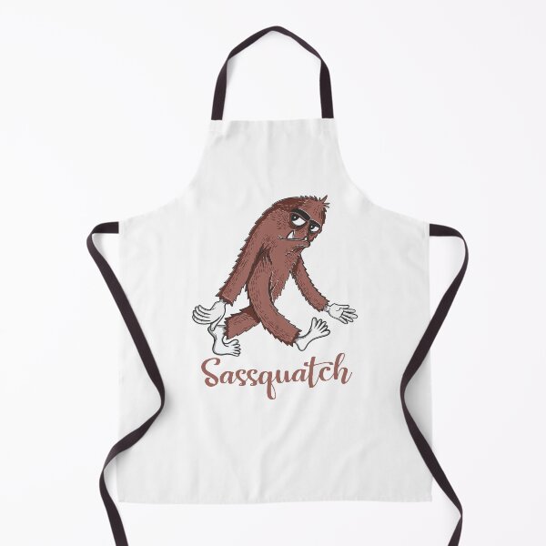 Item preview, Sassquatch - Badass With An Attitude To Match - White Italic  designed and sold by crazycollective.