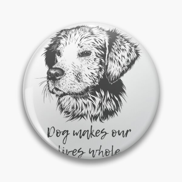Item preview, Dog makes our lives Whole designed and sold by drawing-valley.
