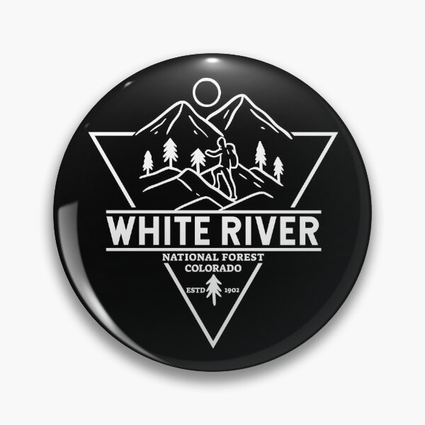Item preview, White River National Forest Colorado Badge designed and sold by KrisSidDesigns.