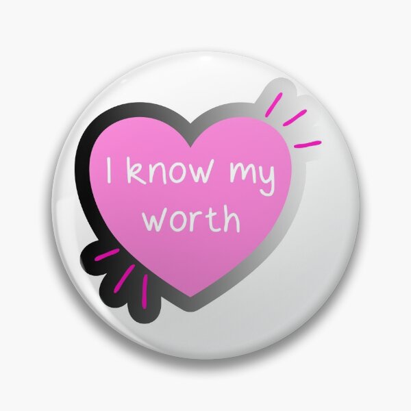 Item preview, I Know My Worth designed and sold by TheDottyRoom.
