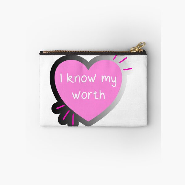 Item preview, I Know My Worth designed and sold by TheDottyRoom.