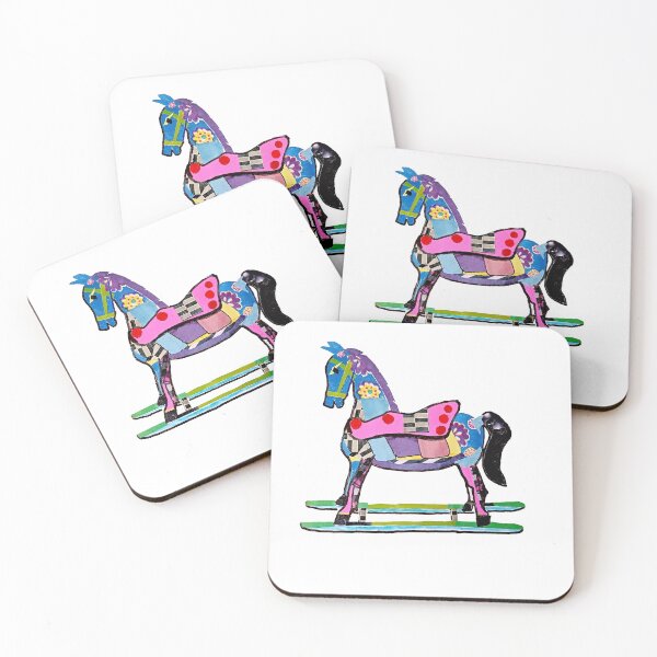 Item preview, Little horse. Colorful Pony. Collage artwork designed and sold by Galeria-S.