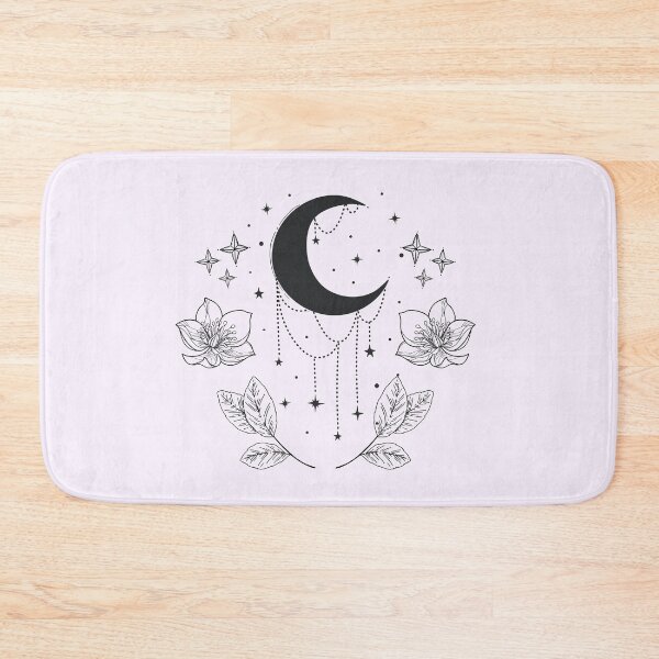 Item preview, Lunar and Botanical Sketch in Fairycore & Cottagecore Aesthetic designed and sold by MiaDelelai.