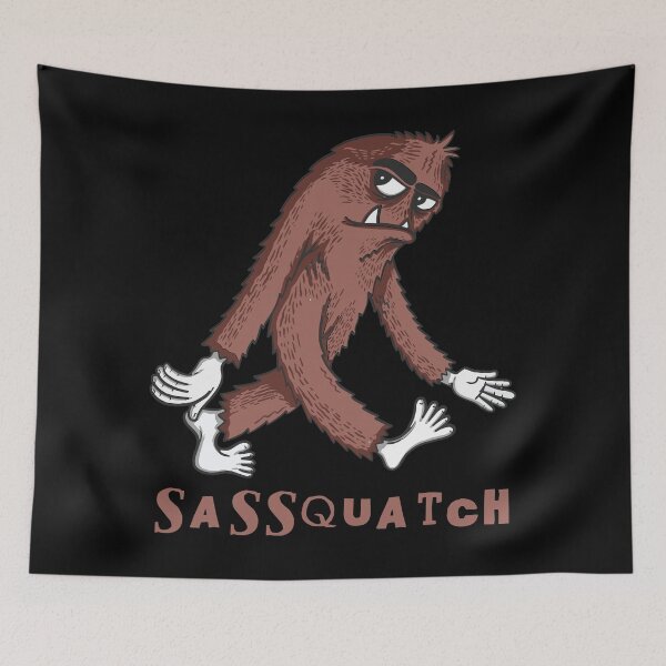 Item preview, Sassquatch - Badass With An Attitude To Match - Block designed and sold by crazycollective.