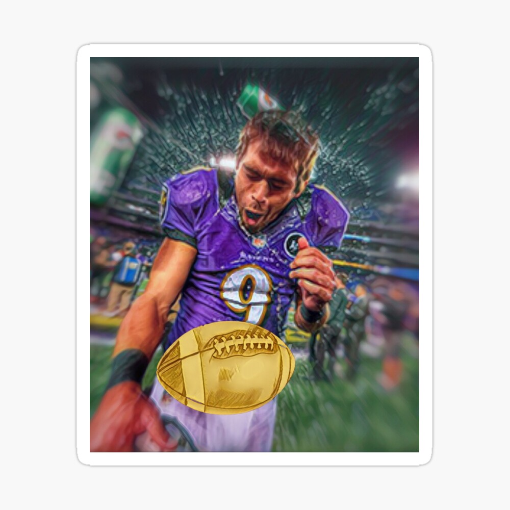 Justin Tucker Football Paper Poster Ravens - Justin Tucker