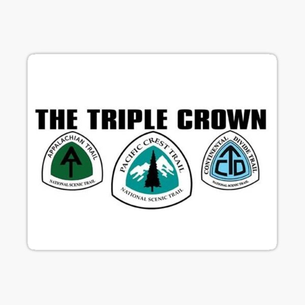 Item preview, hiking triple crown designed and sold by Broken Antler Designs .