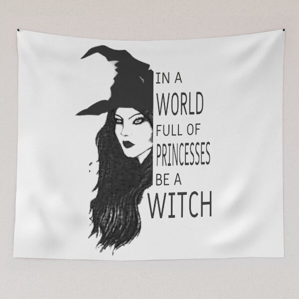 Item preview, In A World Full Of Princesses Be A Witch FUNNY HALLOWEEN 2021 designed and sold by TeesFashion.