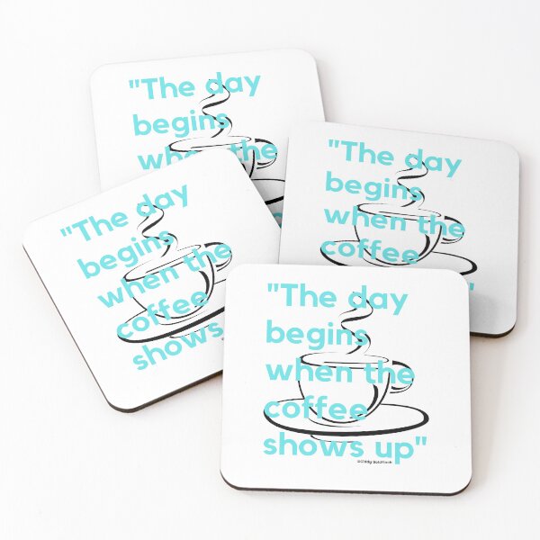 Item preview, The Day begins when... designed and sold by giddygoldfinch.