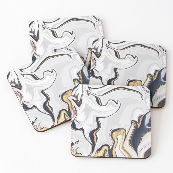 Item preview, Silver Gold Marble designed and sold by Alarasboy.