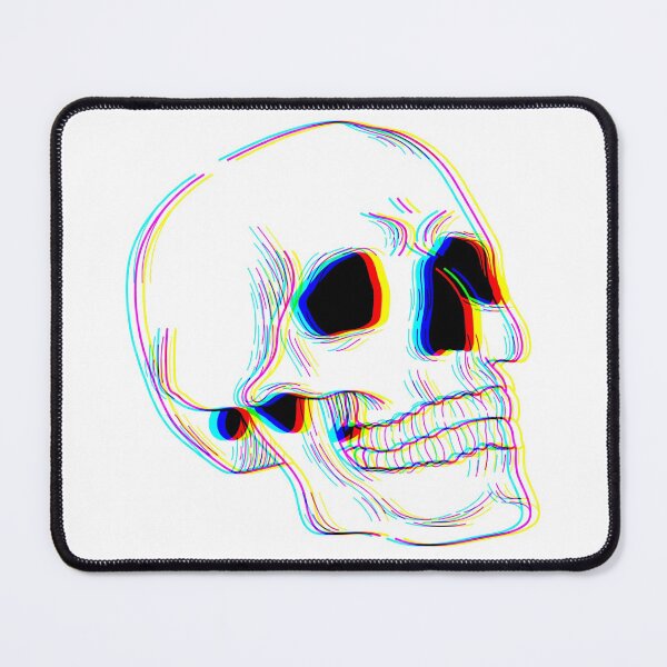 Item preview, Glitch skull designed and sold by MyLucidDreams.