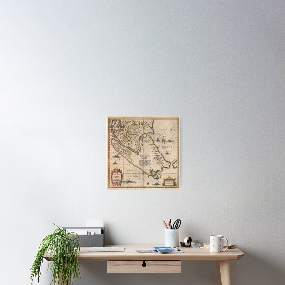 Old map 4 Poster