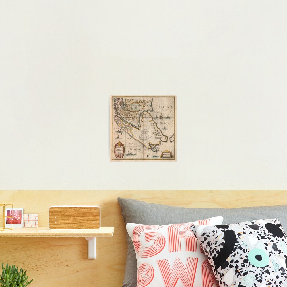 Old map 4 Photographic Print
