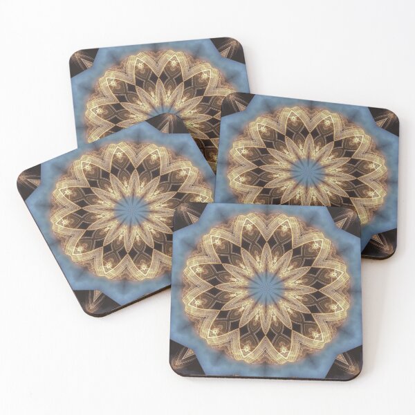 Item preview, Gold and Blue Mandala designed and sold by Ksaavet.
