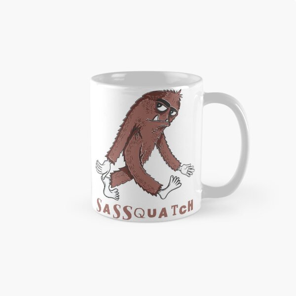 Item preview, Sassquatch - Badass With An Attitude To Match - White Blocks designed and sold by crazycollective.