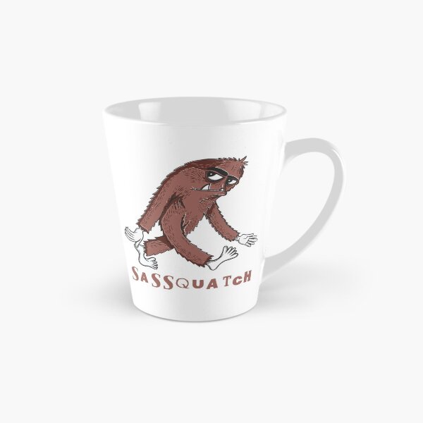 Item preview, Sassquatch - Badass With An Attitude To Match - White Blocks designed and sold by crazycollective.