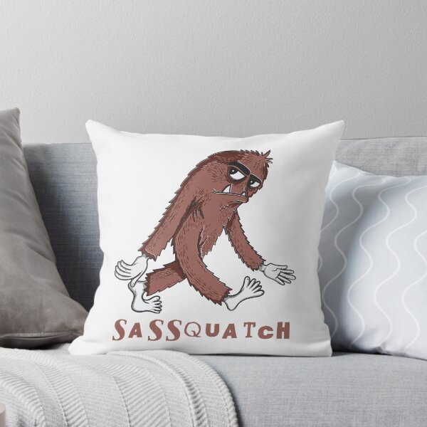 Item preview, Sassquatch - Badass With An Attitude To Match - White Blocks designed and sold by crazycollective.