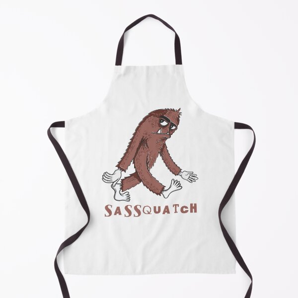 Item preview, Sassquatch - Badass With An Attitude To Match - White Blocks designed and sold by crazycollective.