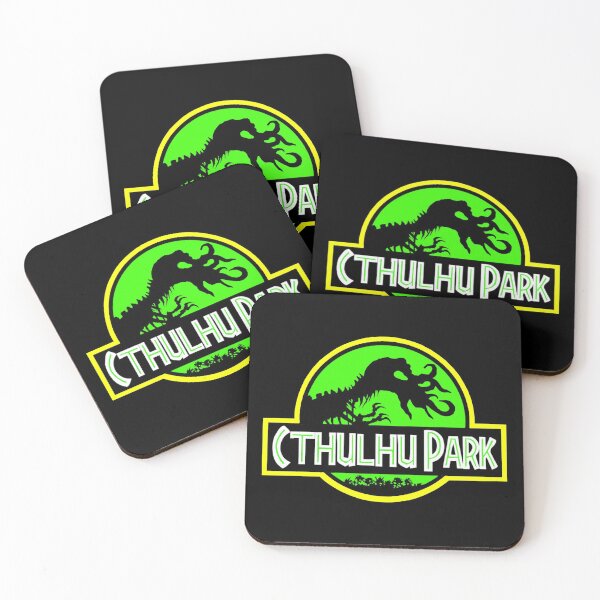 Item preview, Cthulhu Park - Retro 90s Movie Parody (GREEN VARIANT) designed and sold by Occult Designs.