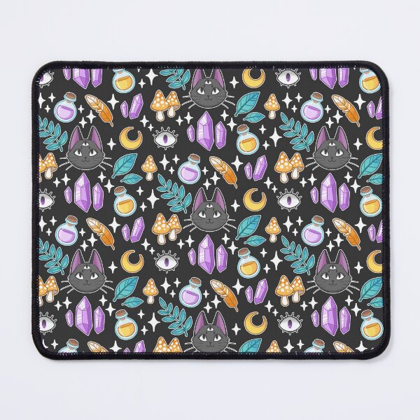 Item preview, Witchy Cat Pattern Black designed and sold by kattvalk.