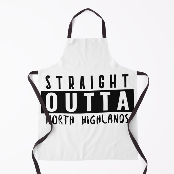Item preview, STRAIGHT OUTTA NORTH HIGHLANDS CALIFORNIA designed and sold by BestCoolStuff.