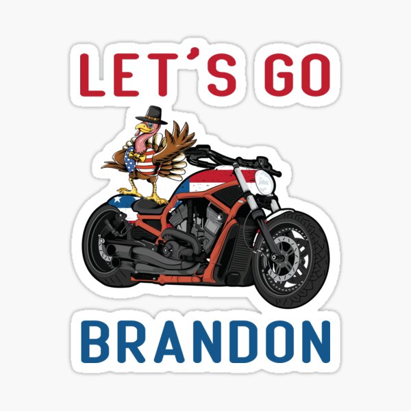 Let's Go Brandon Motorcycle Flag