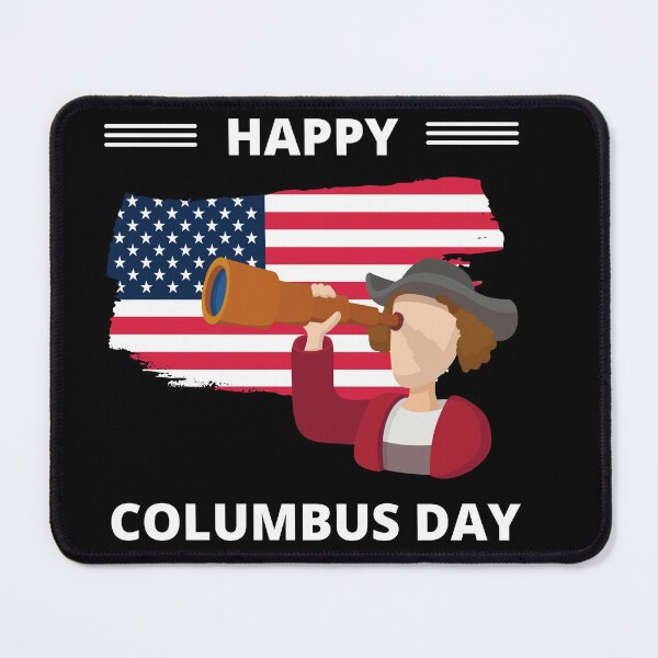 Item preview, Columbus Day with American Flag designed and sold by appareltolove.