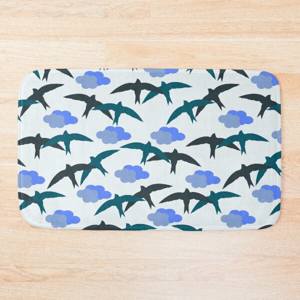 Item preview, Multi Colored Swallow Bird Everybirdy Pattern designed and sold by thecooltable.