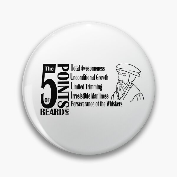 Item preview, 5 Points of Beardinism designed and sold by TheologyFirst.