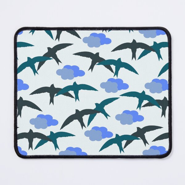 Item preview, Multi Colored Swallow Bird Everybirdy Pattern designed and sold by thecooltable.