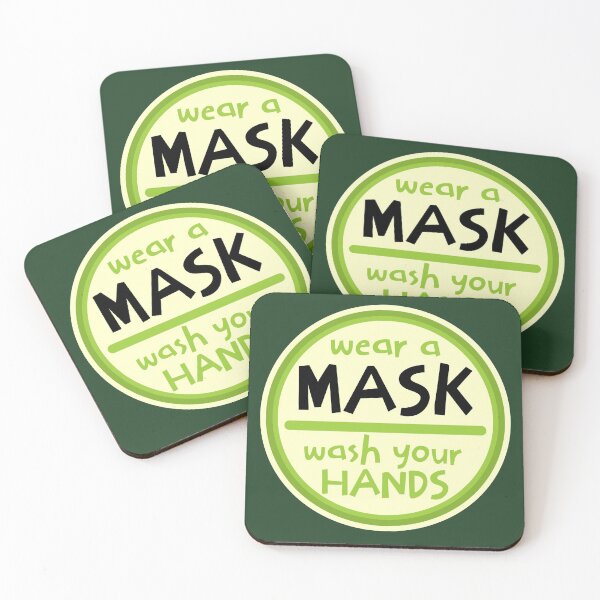 Item preview, wear a mask wash your hands  designed and sold by sandpiperstudio.