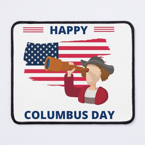 Item preview, Columbus Day with American Flag designed and sold by appareltolove.