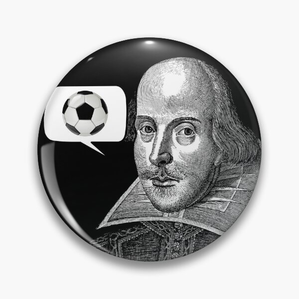 Item preview, Soccer/Football Shakespeare Thought Bubble Renaissance Fair Festival  designed and sold by Candlewood Museum & Gift Shoppe.