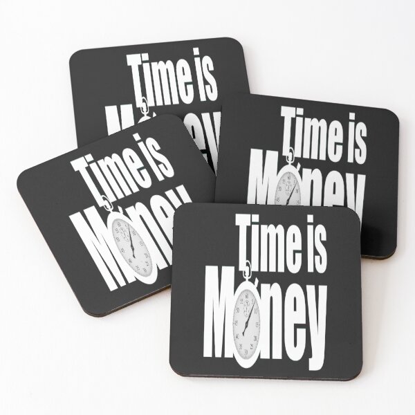 Item preview, Time is Money White designed and sold by MckinleyArt.