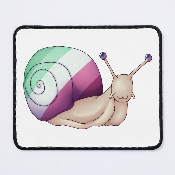 Item preview, Abrosexual Abroromantic Pride Snail designed and sold by PrideSnails.