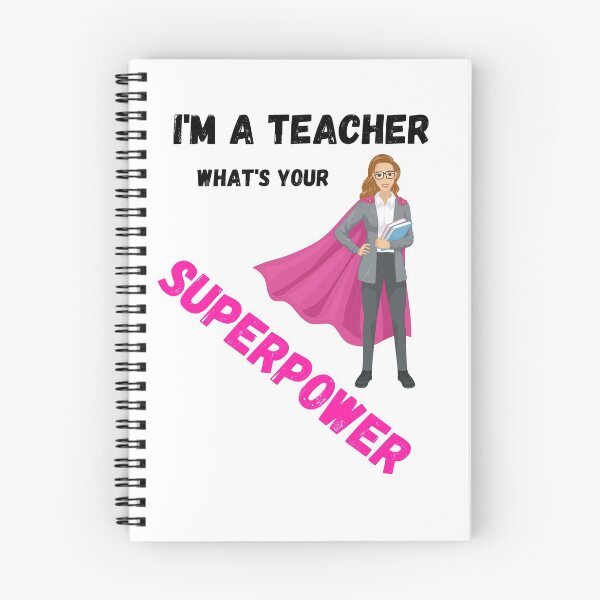 Item preview, I'M A TEACHER WHATS YOUR SUPERPOWER designed and sold by Clurixious.