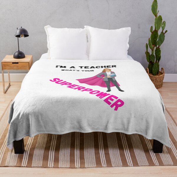 Item preview, I'M A TEACHER WHATS YOUR SUPERPOWER designed and sold by Clurixious.